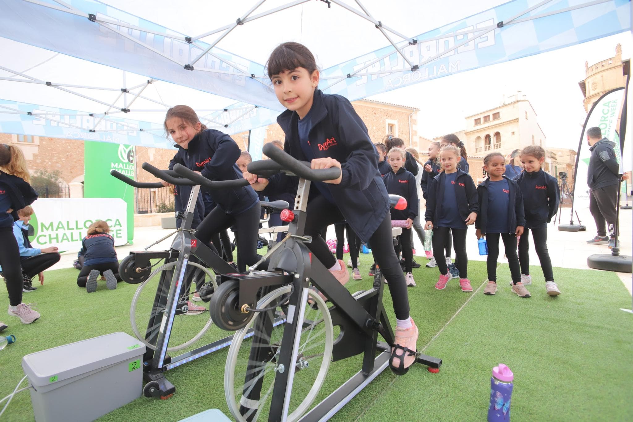 MALLORCA. MEDIO AMBIENTE. MALLORCA EXPERIENCE WEEK. Llucmajor y Campos se suben a la bicicleta por el medio ambiente. Los munici